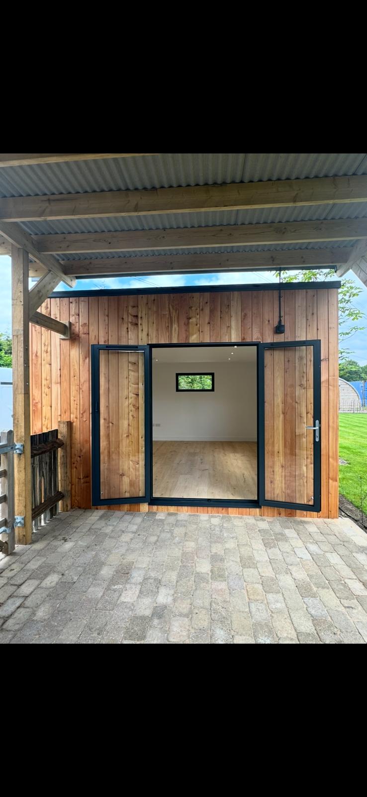 Garden studio interior